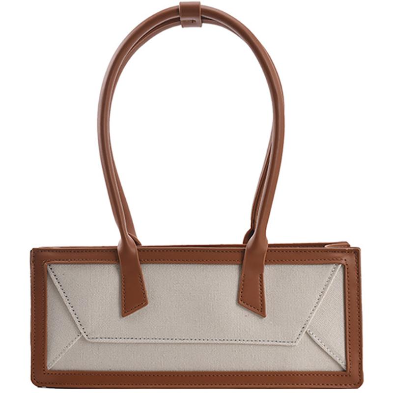 

Evening Bags Women's Fashion Box Shoulder Female Brand Design Handbags Panelled Underarm Square Bag For Ladies Shopper 2022 ArrivalEveni, 50 pcs choose this