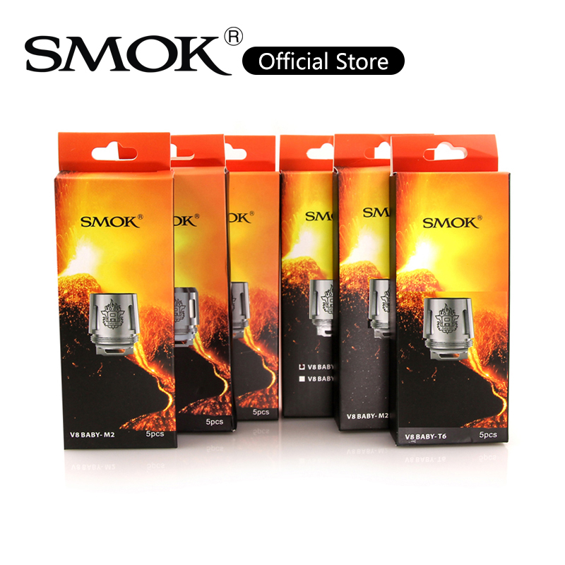 Smok V8 Baby Coil 0.15ohm 0.25ohm .4ohm .6ohm Q2 M2 X6 T6 T8 Replacement Mesh Coils For TFV8Baby Scar-18 Kit 100% Authentic
Smok V8 Baby Coil 0.15ohm 0.25ohm .4ohm .6ohm Q2 M2 X6 T6 T8 Replacement Mesh Coils For TFV8Baby Scar-18 Kit 100% Authentic