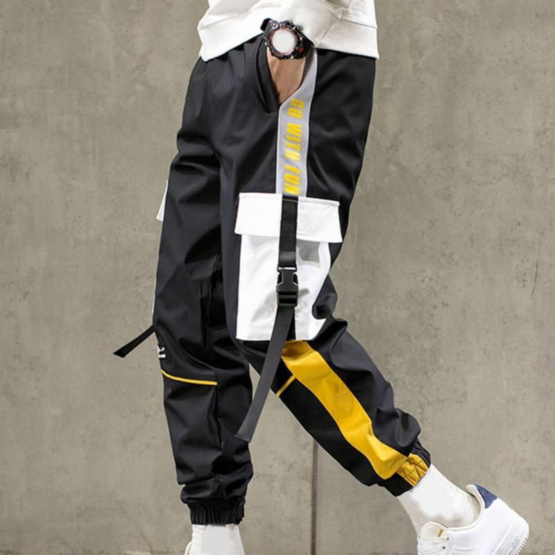 Men's Pants Stylish Sweatpants Mid Waist Patchwork Spring Autumn Contrast Color Lace-up Cargo, Black
Men's Pants Stylish Sweatpants Mid Waist Patchwork Spring Autumn Contrast Color Lace-up Cargo, Black