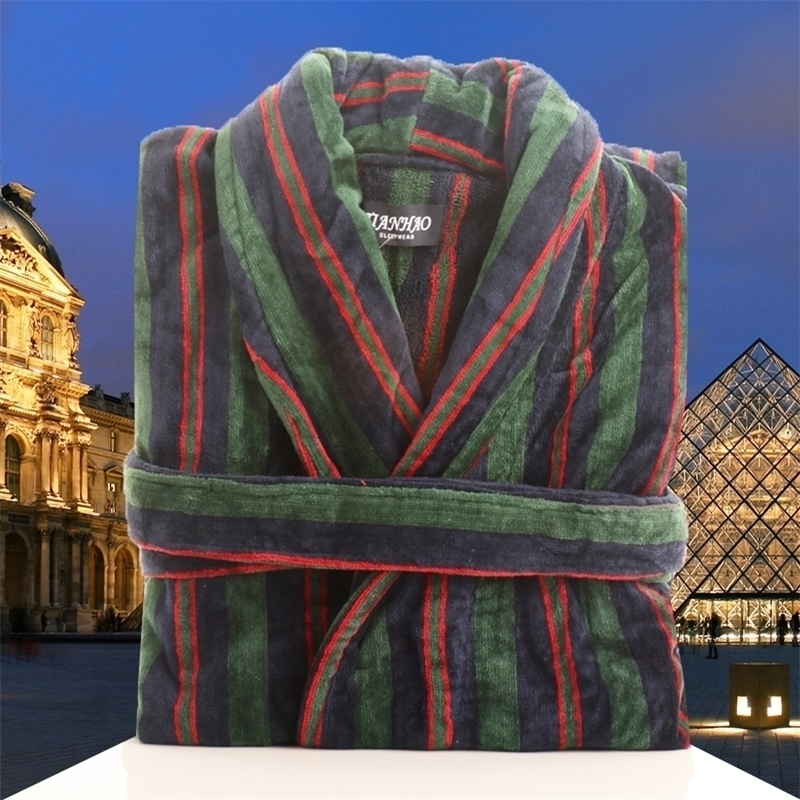 Men Bathrobe Winter Thick Warm Grid Cotton Bathrobe Mens Luxury Sleepwear Bath Robe Fashion Robes Male Thermal Dressing Gown 201109, Beige
Men Bathrobe Winter Thick Warm Grid Cotton Bathrobe Mens Luxury Sleepwear Bath Robe Fashion Robes Male Thermal Dressing Gown 201109, Beige