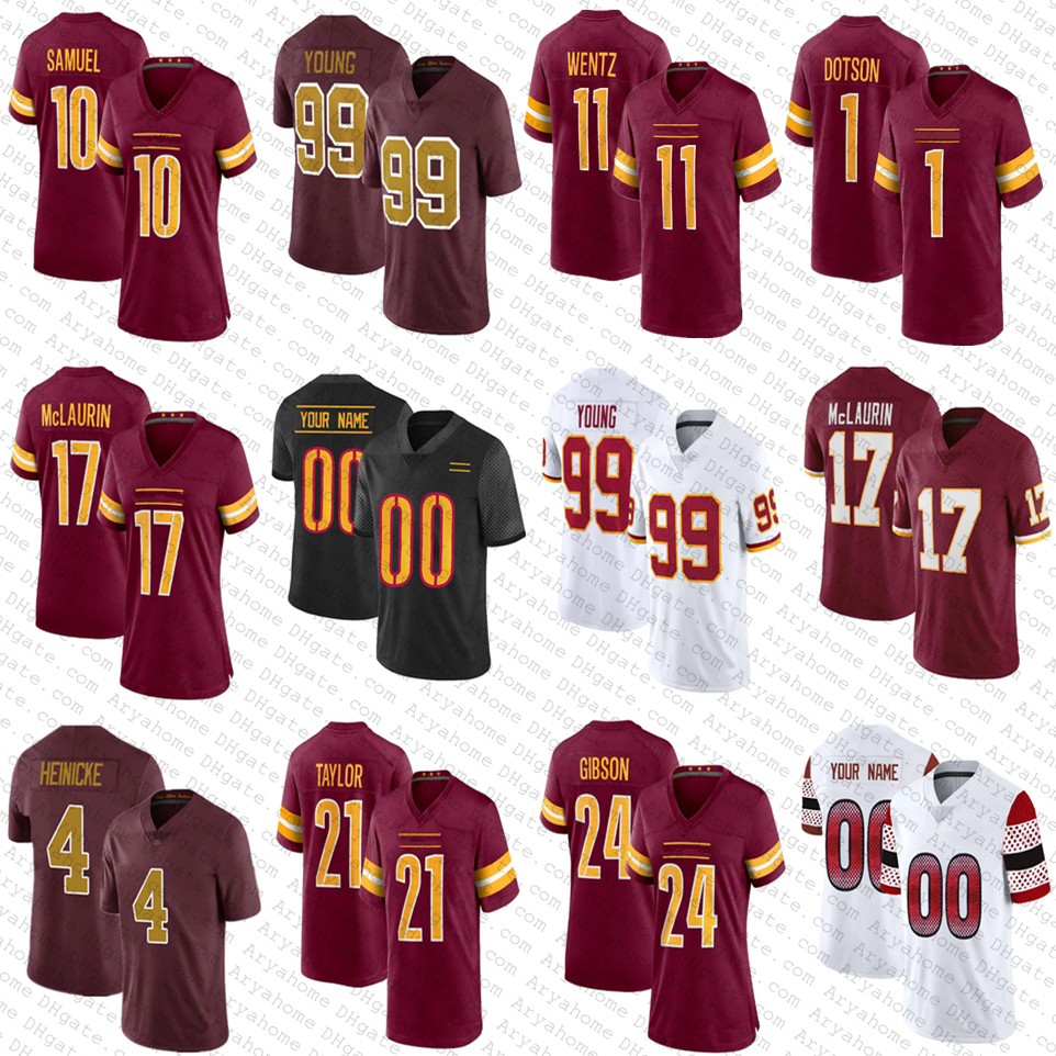 11 Carson Wentz 99 Chase Young Terry Commanders McLaurin Custom Football Jersey 1 Jahan Dotson Antonio Gibson Washingtons Sean Taylor Heinicke John Riggins Sweat, Mens(withlogo)
11 Carson Wentz 99 Chase Young Terry Commanders McLaurin Custom Football Jersey 1 Jahan Dotson Antonio Gibson Washingtons Sean Taylor Heinicke John Riggins Sweat, Mens(withlogo)