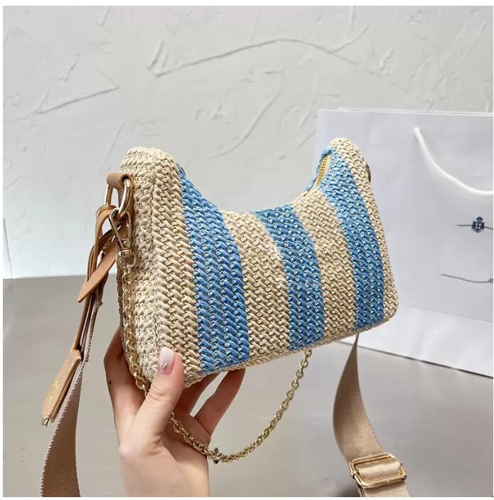 designer Straw handbag crossbody bag Summer hobo shoulder bags ladies chain with coin purse luxury, Black
designer Straw handbag crossbody bag Summer hobo shoulder bags ladies chain with coin purse luxury, Black