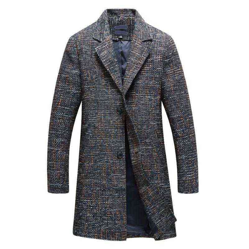 Men's Wool & Blends WalkWide 2021 Autumn Casual Youth Windbreaker Mid-Length White Woolen Coat Men T220810, Navy
Men's Wool & Blends WalkWide 2021 Autumn Casual Youth Windbreaker Mid-Length White Woolen Coat Men T220810, Navy
