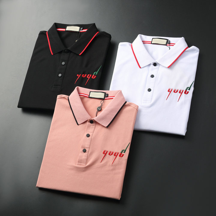 Designer Men's Tee New cotton crease resistant breathable T-shirt lapel commercial fashion casual print high-end POLO short sleeve M-3XL09, White
Designer Men's Tee New cotton crease resistant breathable T-shirt lapel commercial fashion casual print high-end POLO short sleeve M-3XL09, White