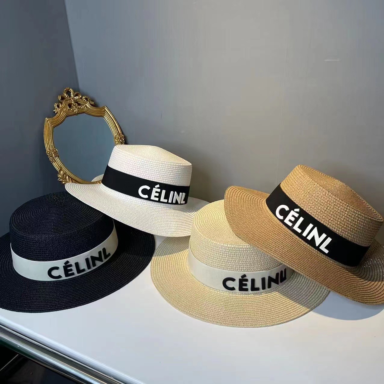 Summer Outdoor Sunshade Hats Fashionable Wide Brim Flat Caps British Style Straw Hat, As pic
Summer Outdoor Sunshade Hats Fashionable Wide Brim Flat Caps British Style Straw Hat, As pic