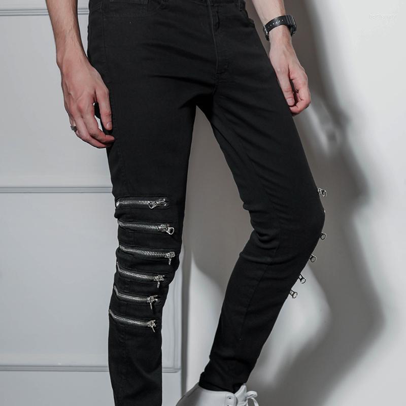 Men's Jeans Skinny Men's Pants Fashion Trend Korean Slim Feet Stretch Knee Zipper Size Hip-hop JeansMen's Bert22, Black
Men's Jeans Skinny Men's Pants Fashion Trend Korean Slim Feet Stretch Knee Zipper Size Hip-hop JeansMen's Bert22, Black