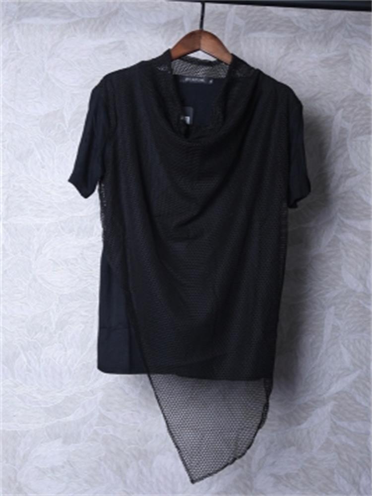 Men' T-Shirts Men' Short Sleeve T-Shirt Summer Fashion Personality Mesh Stitching High Collar Hair Stylist Casual Large Size Half Slee, Black
Men' T-Shirts Men' Short Sleeve T-Shirt Summer Fashion Personality Mesh Stitching High Collar Hair Stylist Casual Large Size Half Slee, Black