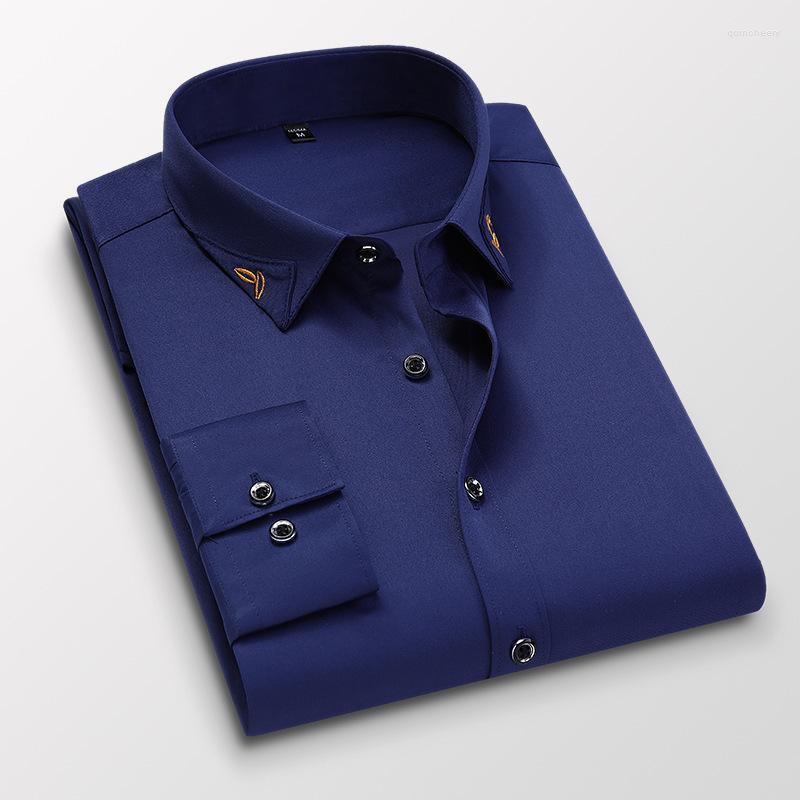Men's Dress Shirts Autumn And Winter Men's Long-sleeved Shirt Slim Korean Version Anti-wrinkle Non-iron Youth Elastic ShirtMen's Quin22, White
Men's Dress Shirts Autumn And Winter Men's Long-sleeved Shirt Slim Korean Version Anti-wrinkle Non-iron Youth Elastic ShirtMen's Quin22, White