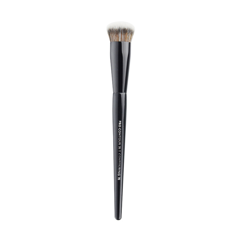 BlackPro Contour Makeup Brushes 78 - High-quality Soft Dense Synthetic Hair Round Concealer Foundation Cream Beauty Cosmetics Tools