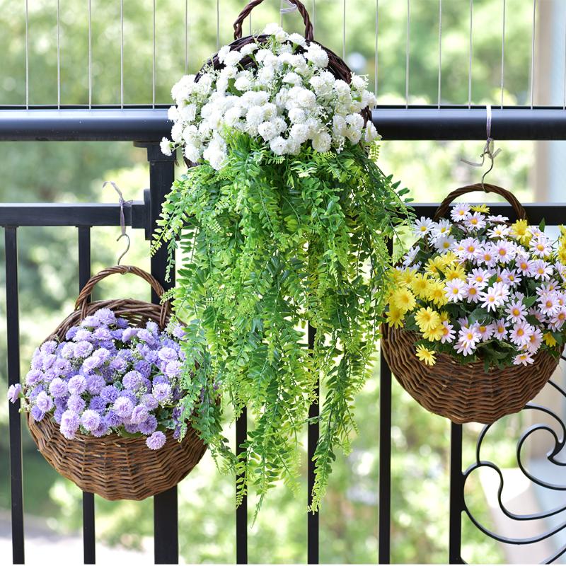 Other Garden Supplies Flower Planter Wall Hanging Wicker Rattam Basket Vine Pot Plants Holder
Other Garden Supplies Flower Planter Wall Hanging Wicker Rattam Basket Vine Pot Plants Holder