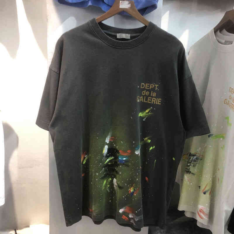 Hip Hop Designer T Shirt Gallerydepts Hop Meichaogao Street Gallerydeep Hip Splash Ink American Retro Oversize Men's Loose Short Sleeve shirts, Dark gray
Hip Hop Designer T Shirt Gallerydepts Hop Meichaogao Street Gallerydeep Hip Splash Ink American Retro Oversize Men's Loose Short Sleeve shirts, Dark gray