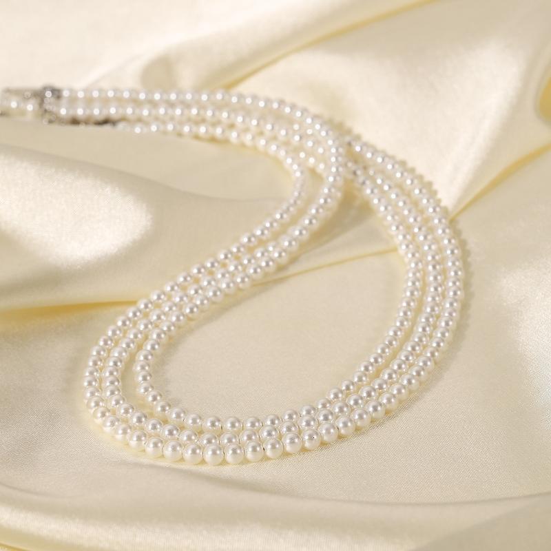 Pendant Necklaces Drop Handmade Pearls Choker For Men Punk Stainless Steel Jewelry 2022 4mm Size Natural Freshwater Pearl NecklacePendant