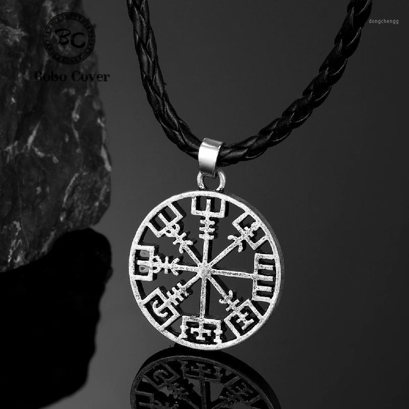 Pendant Necklaces Viking Vegvisir Compass Men Amulet Necklace With Stainless Steel/Genuine Leather Rope Chain Scandinavian Norse Jewelry
Pendant Necklaces Viking Vegvisir Compass Men Amulet Necklace With Stainless Steel/Genuine Leather Rope Chain Scandinavian Norse Jewelry
