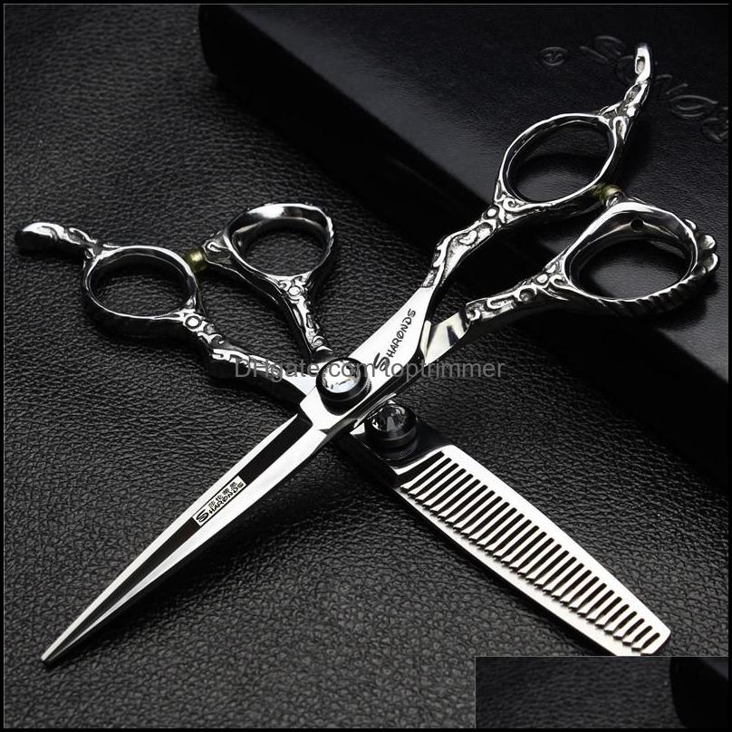 Hair Scissors Professional Hairdresser For Barber 5.5 /6.0/7.0 Inch Left Handed Special Hairdressing Cutting Thinning Shears Drop Delivery 2
Hair Scissors Professional Hairdresser For Barber 5.5 /6.0/7.0 Inch Left Handed Special Hairdressing Cutting Thinning Shears Drop Delivery 2