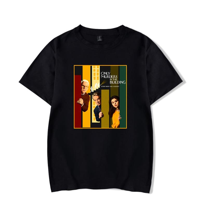 Men's T-Shirts 2022 Only Murders In The Building T-Shirt Clothes Print Tops Short Sleeve, Black
Men's T-Shirts 2022 Only Murders In The Building T-Shirt Clothes Print Tops Short Sleeve, Black