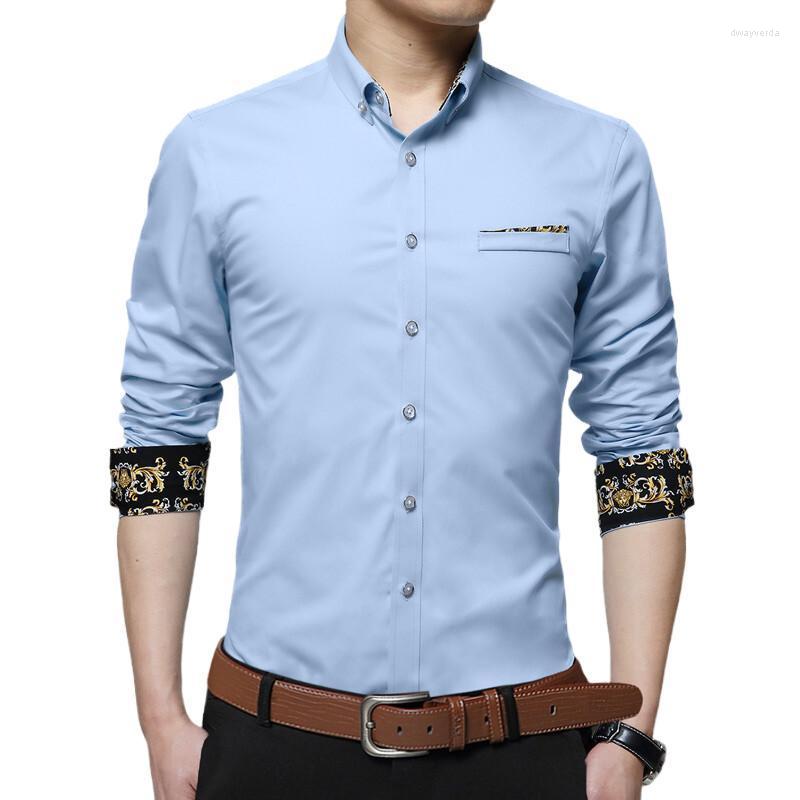 Men's Dress Shirts Pure Color Casual Social Formal Shirt Male Spring Autumn Long Sleeve Business Slim Office Tops Cotton Dway22, Black
Men's Dress Shirts Pure Color Casual Social Formal Shirt Male Spring Autumn Long Sleeve Business Slim Office Tops Cotton Dway22, Black