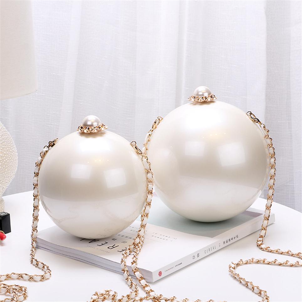 Women Round Pearl Evening Bag Acrylic Clutch Bags Mini Handbag Purse Ladies Evening Party Wedding Bags313G
Women Round Pearl Evening Bag Acrylic Clutch Bags Mini Handbag Purse Ladies Evening Party Wedding Bags313G