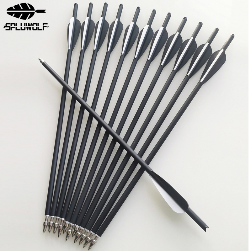 12 PCS Archery Carbon Arrows Crossbow Bolts 135 16 17 18 20 22 Inches For Hunting 220812
12 PCS Archery Carbon Arrows Crossbow Bolts 135 16 17 18 20 22 Inches For Hunting 220812