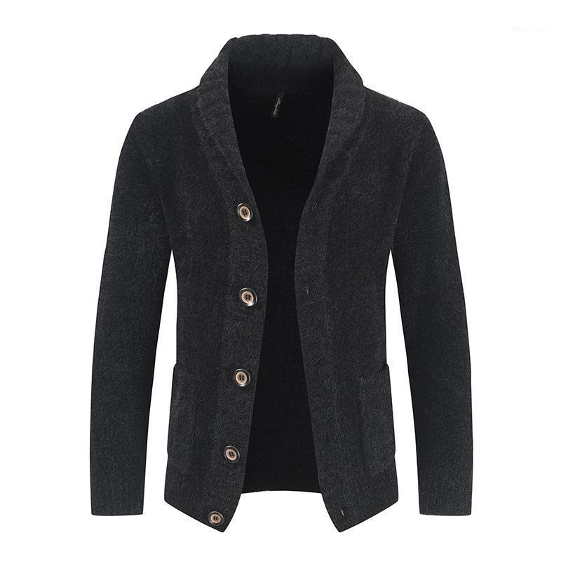 Men's Sweaters 2022 Fashion Mens Cardigan Casual Autumn Single-breasted Sweater Lapel Knitted Jacket, Dark grey
Men's Sweaters 2022 Fashion Mens Cardigan Casual Autumn Single-breasted Sweater Lapel Knitted Jacket, Dark grey