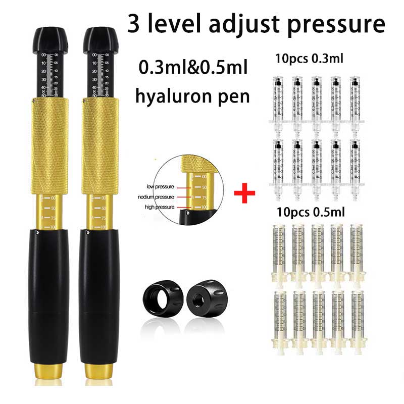 Hyaluron Pen Ampoule for Mesotherapy Gun with 2 heads 3 level Adjust Pressure Beauty Skin Tool Injection
Hyaluron Pen Ampoule for Mesotherapy Gun with 2 heads 3 level Adjust Pressure Beauty Skin Tool Injection