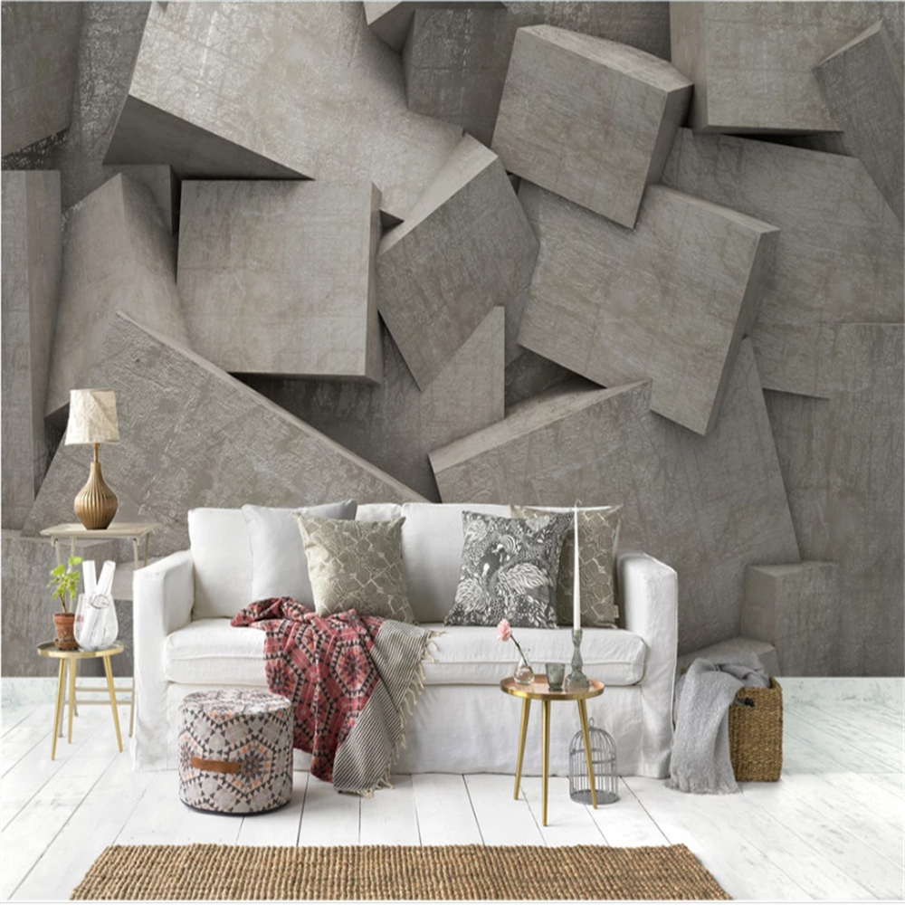 Custom 3D Geometric Abstract Background Wall Paper Restaurant Coffee Shop Decor Mural Wallpapers Papel De Parede, Grey
Custom 3D Geometric Abstract Background Wall Paper Restaurant Coffee Shop Decor Mural Wallpapers Papel De Parede, Grey