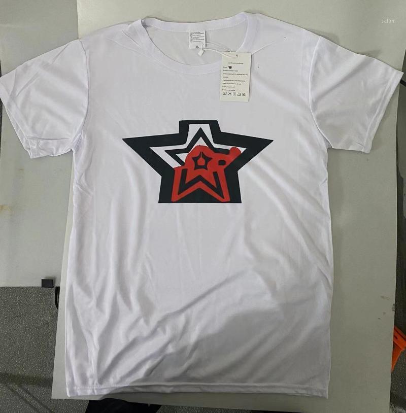 Men's T-Shirts 2022 SummerT-Shirts Short Sleeve Slim Fit Fashion Tops & Tees Male Clothing, White