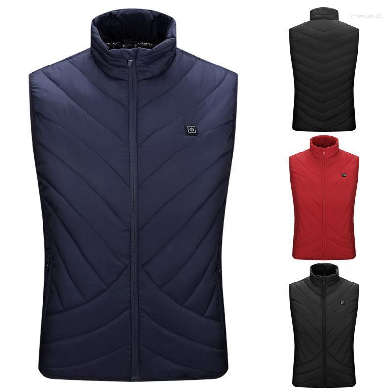 Men's Vests USB Electric Heated Vest Cotton Solid Color Winter Outdoor Sports Coat Waterproof Windproof 5 Zone Heating Warm Stra22, 02black
Men's Vests USB Electric Heated Vest Cotton Solid Color Winter Outdoor Sports Coat Waterproof Windproof 5 Zone Heating Warm Stra22, 02black