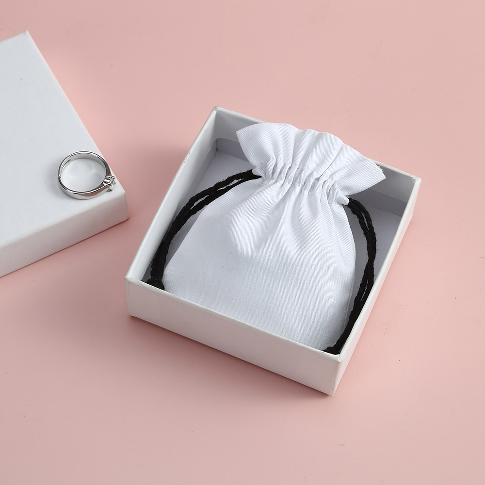 50pcs Multi Size Cotton Drawstring Gift Bags Jewelry Packaging Bags Wedding Party Decoration Drawable Bag Reusable Gift Pouch