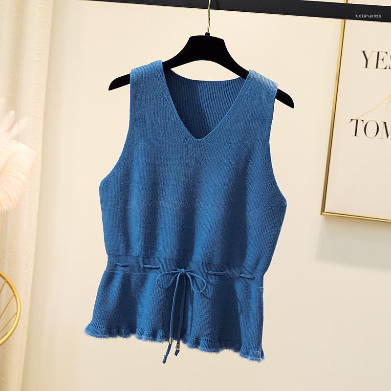 Women's Vests Casual V-neck Short Women Vest Sleeveless Black Knitted Sweaters College Style Spring Top Jacket Outer Wear Luci22
Women's Vests Casual V-neck Short Women Vest Sleeveless Black Knitted Sweaters College Style Spring Top Jacket Outer Wear Luci22