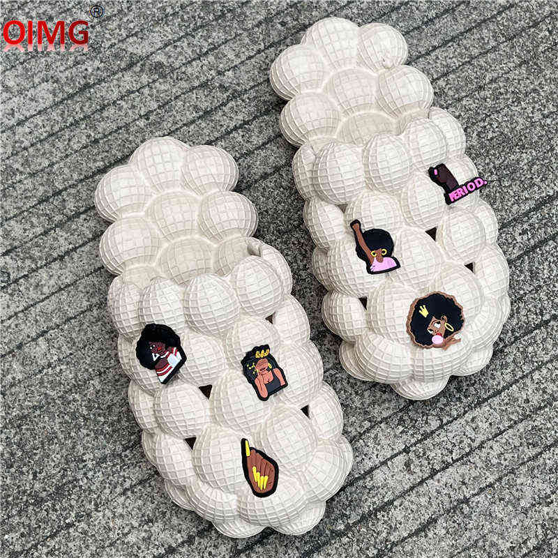 Slipper Bubble Slides with Charms Men Women Sandals 2022 Summer House Shoes Platform Ball Slippers Plus Size 35 48 7422 0729
Slipper Bubble Slides with Charms Men Women Sandals 2022 Summer House Shoes Platform Ball Slippers Plus Size 35 48 7422 0729