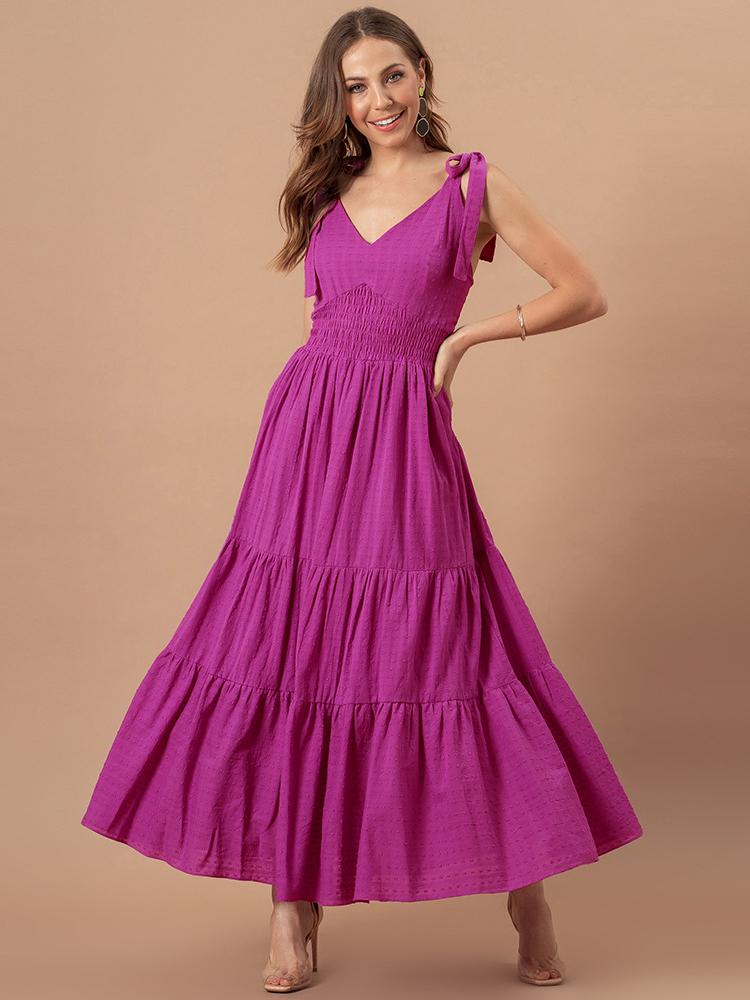 Casual Dresses Summer Fashion V-neck Slim Swing Dress Temperament Elegant Loose Long Pleated Skirt Party DressCasual, Watermelon red
Casual Dresses Summer Fashion V-neck Slim Swing Dress Temperament Elegant Loose Long Pleated Skirt Party DressCasual, Watermelon red