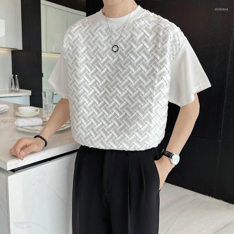 Men's T-Shirts Summer Black/White T-shirt Men Slim Fashion Casual O-neck British Style Short-sleeved T Shirt Mens Top -3XLMen's Mild22
Men's T-Shirts Summer Black/White T-shirt Men Slim Fashion Casual O-neck British Style Short-sleeved T Shirt Mens Top -3XLMen's Mild22