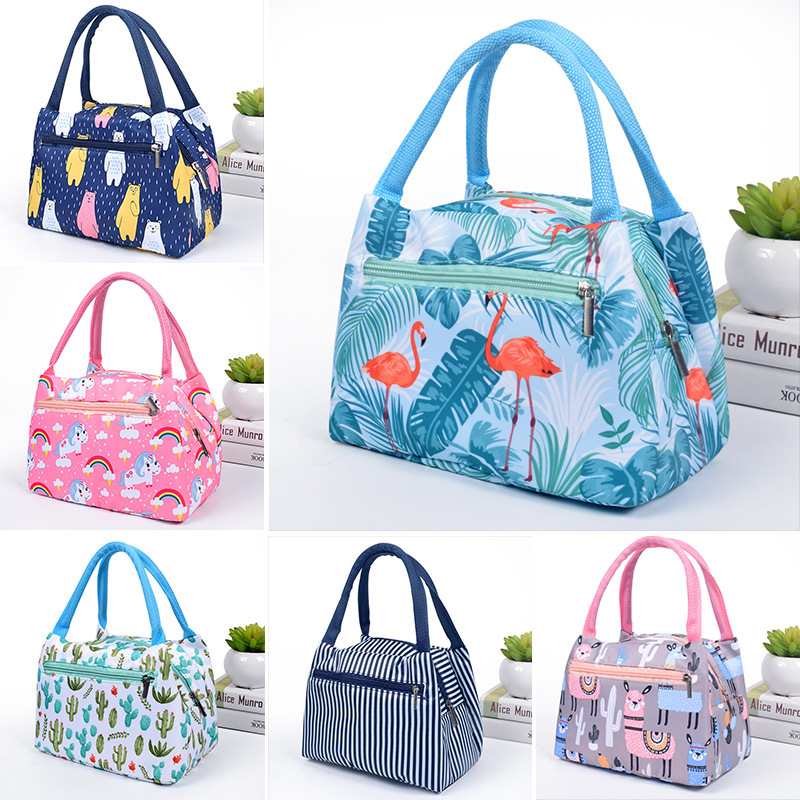 Storage Bags Fresh Cooler Portable Oxford Fabric Lunch Bag Food Insulated Reusable Picnic Bento Thermal Box Container Zipper Bag 
Storage Bags Fresh Cooler Portable Oxford Fabric Lunch Bag Food Insulated Reusable Picnic Bento Thermal Box Container Zipper Bag