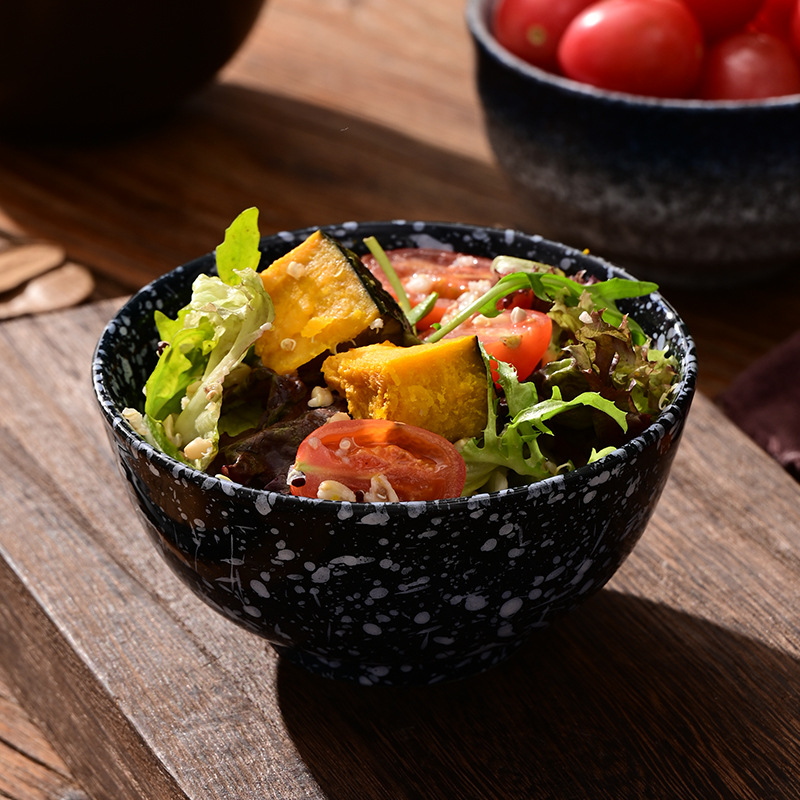 Bowls Japanese Wholer Small Ceramic Soup Bowls Home Dessert Bowl Retro Tableware Rice Bowl49432496959782