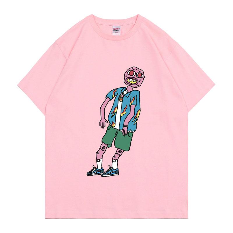 Men's T-Shirts Golf Wang Tyler The Creator And Women's Cotton Short Sleeve Garment Comfortable Bomb Print T-Shirt, Black
Men's T-Shirts Golf Wang Tyler The Creator And Women's Cotton Short Sleeve Garment Comfortable Bomb Print T-Shirt, Black
