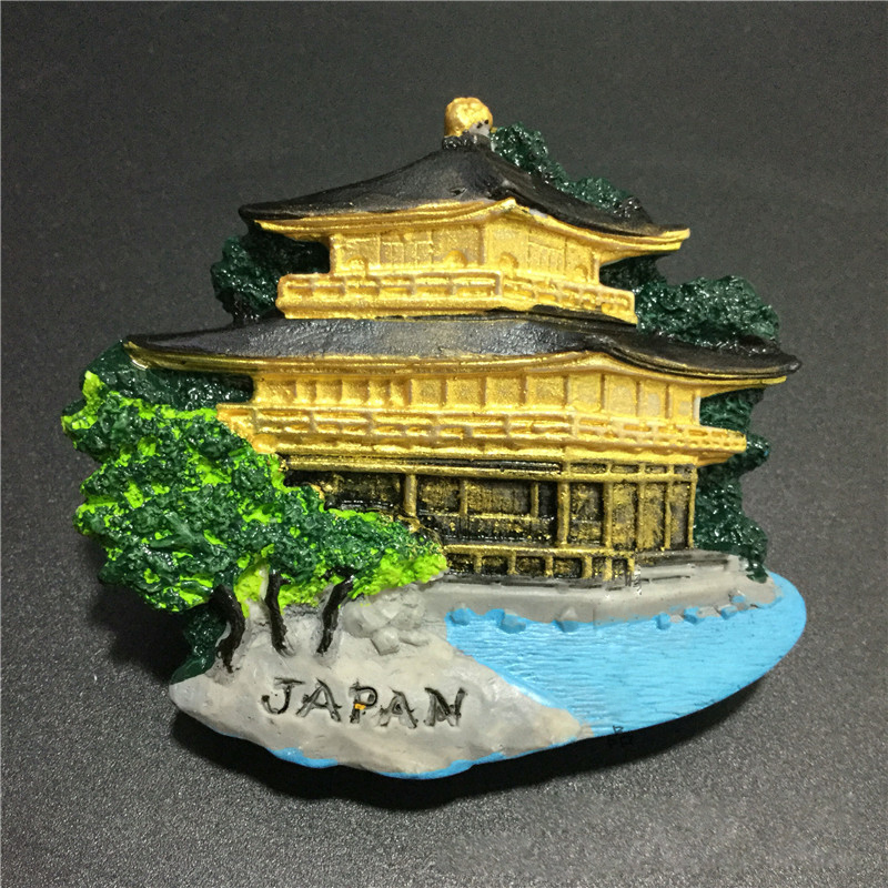 Japan Landscape Fujiyama Fridge Magnet Kitchen Home Decor Resin Tokyo Japanese Kimono Refrigerator stickers magnets Souvenirs C3