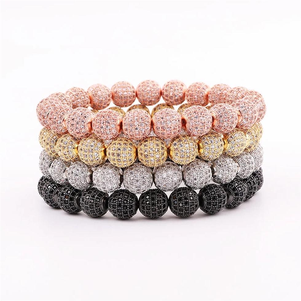 Punk Style Men Women Bracelet 10MM CZ Pave Ball Luxury Elastic Jewelry Gift Valentine's Day Holiday Christmas3102
Punk Style Men Women Bracelet 10MM CZ Pave Ball Luxury Elastic Jewelry Gift Valentine's Day Holiday Christmas3102