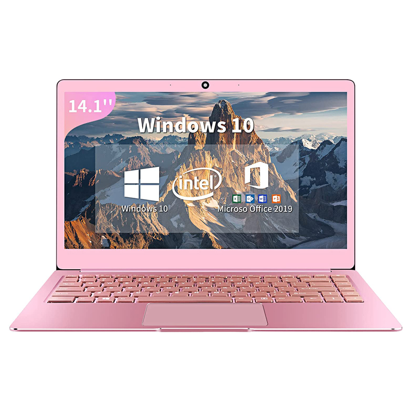 

Pink Laptop 14 inch Full HD Intel Celeron J4125 DDR4 8GB RAM 128GB 256GB 512GB SSD Windows 10 Metal Laptop Computer