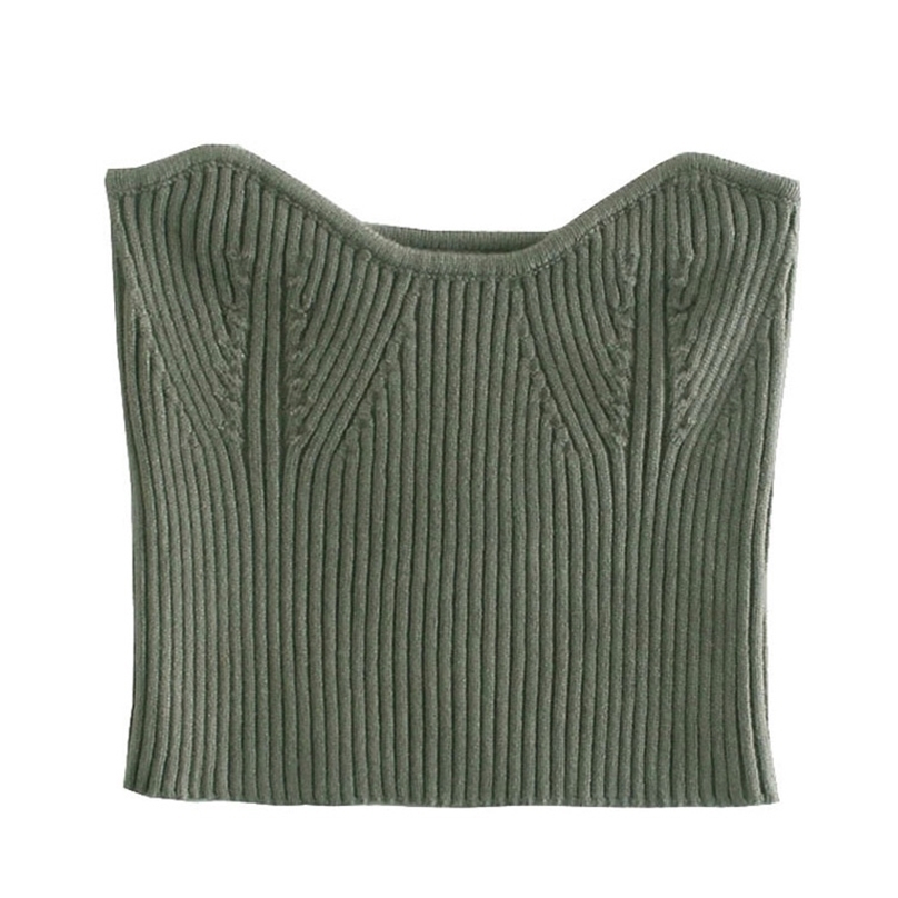 TRAF Women Fashion Stretchy Slim Cropped Knitted Tank Tops Vintage Sleeveless Female Camis Mujer 220318, As picture
TRAF Women Fashion Stretchy Slim Cropped Knitted Tank Tops Vintage Sleeveless Female Camis Mujer 220318, As picture