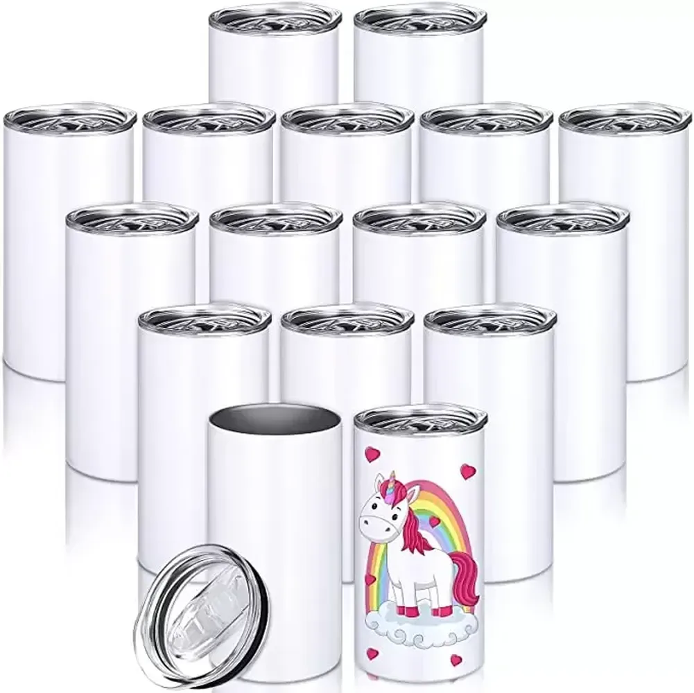 12oz Sublimation Blanks Straight Stainless Steel Tumblers with Sublimation Shrink Wrap
12oz Sublimation Blanks Straight Stainless Steel Tumblers with Sublimation Shrink Wrap