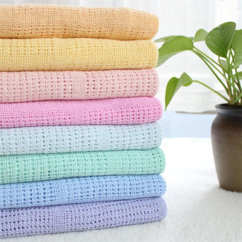 Blankets & Swaddling 90X120cm Cotton Knitted Hollow Crochet Thin Born Swaddle Baby Blanket Toddler Kids Back Seat Cover Summer Crib CoverBla, Green
Blankets & Swaddling 90X120cm Cotton Knitted Hollow Crochet Thin Born Swaddle Baby Blanket Toddler Kids Back Seat Cover Summer Crib CoverBla, Green