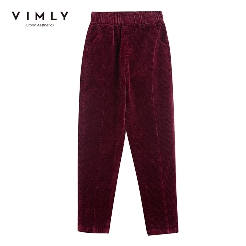 Vimly Autumn Women Pencil Pants Elegant High Waist Solid Slim Office Lady Vintage Female Straight Pants 70118 201228, Wine red
Vimly Autumn Women Pencil Pants Elegant High Waist Solid Slim Office Lady Vintage Female Straight Pants 70118 201228, Wine red