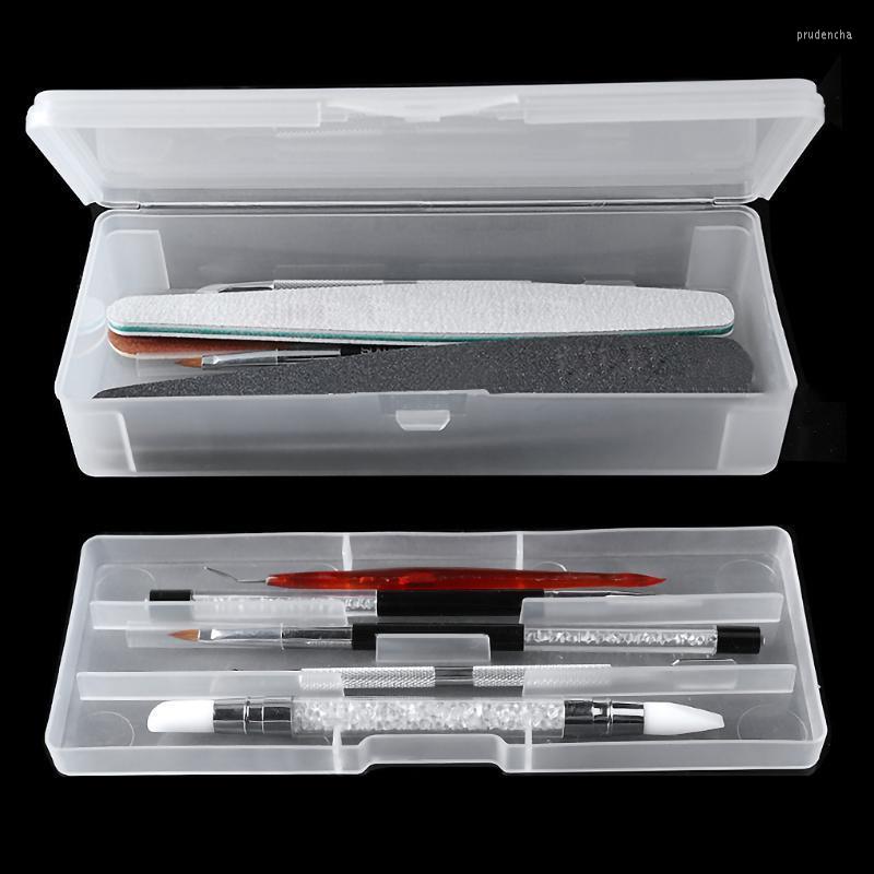 Nail Art Equipment Double-layer Tool Empty Storage Box Rectangle Tweezers Clippers Pens Polishing Buffer Files Plastic Container Prud22
Nail Art Equipment Double-layer Tool Empty Storage Box Rectangle Tweezers Clippers Pens Polishing Buffer Files Plastic Container Prud22