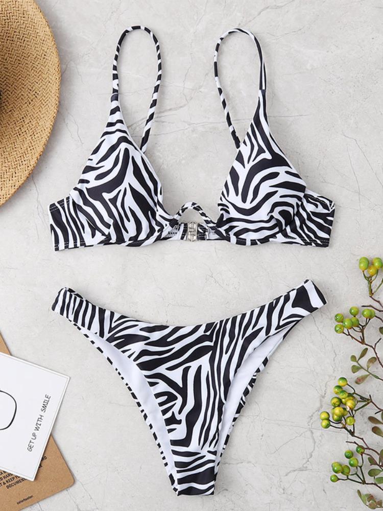 Women' Swimwear Sexy Zebra Bikini 2022 Woman Swimsuit Female Women High Cut Thong Bikinis Set Summer Beachwear Swimming Bathing Suit, Black
Women' Swimwear Sexy Zebra Bikini 2022 Woman Swimsuit Female Women High Cut Thong Bikinis Set Summer Beachwear Swimming Bathing Suit, Black