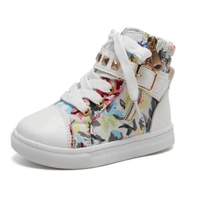 Spring Autumn Children's Casual Sneakers Canvas Shoes kids Soft Sole Medium High Top Sports Shoes Boys Girls Board Shoe
