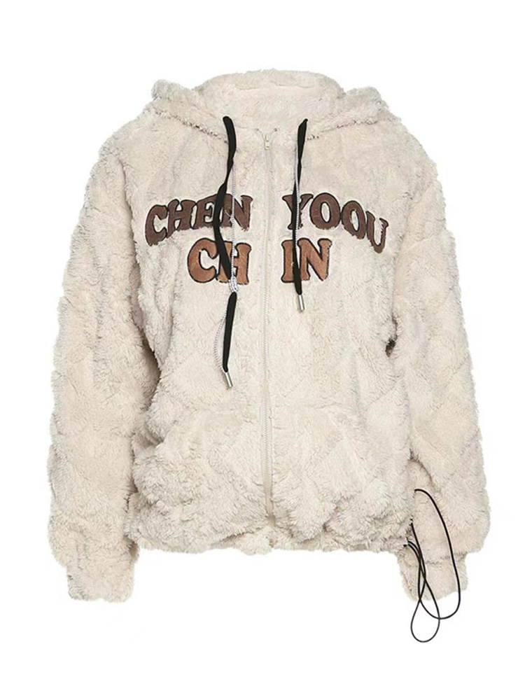 2022 New Plush Jacket Women Winter Imitation Rabbit Fur Grass Loose Thick Hooded Women Jacket, Main graph color
2022 New Plush Jacket Women Winter Imitation Rabbit Fur Grass Loose Thick Hooded Women Jacket, Main graph color