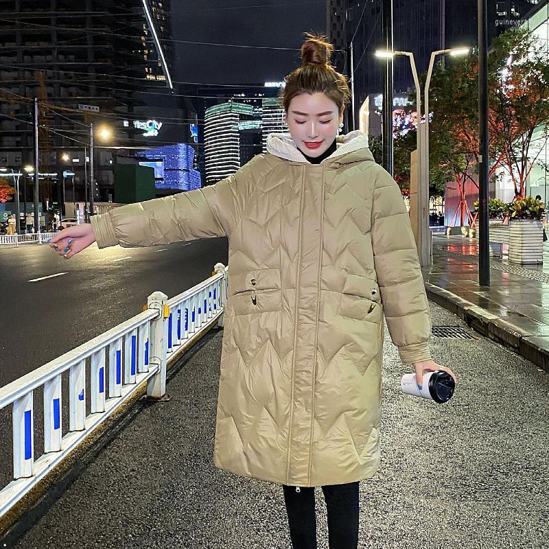 Women's Down & Parkas ISENMAL 2022 Lady Long Loose Hooded Parka Winter Women Jacket Casual Thick Gloosy Coat Student Female Fashion Guin22, Black
Women's Down & Parkas ISENMAL 2022 Lady Long Loose Hooded Parka Winter Women Jacket Casual Thick Gloosy Coat Student Female Fashion Guin22, Black