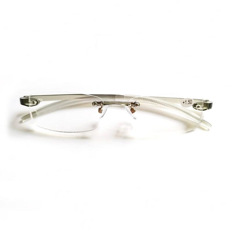 Sunglasses Frameless Transparent Lens Reading Glasses Gray Fatigue Reader Eyewear Okulary Diopter 50 75 125 175 225 100-400 R002
Sunglasses Frameless Transparent Lens Reading Glasses Gray Fatigue Reader Eyewear Okulary Diopter 50 75 125 175 225 100-400 R002
