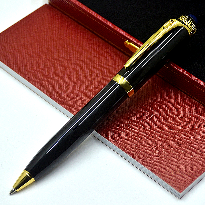 promotion Silver / Black Car Ballpoint pen administrative office stationery Supplies luxurs write refill pens No Box