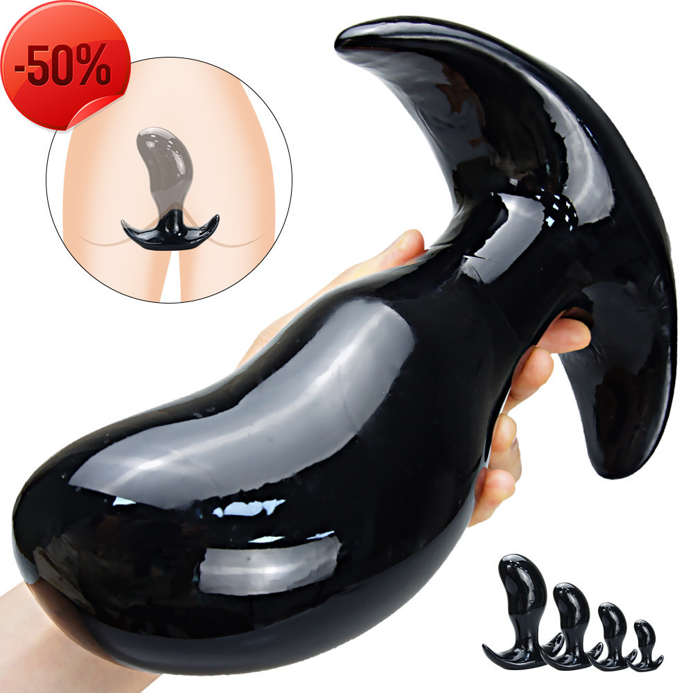 50% discount Big Butt Expanders Huge Anal Plug Silicone Dildo Toys for Men Vaginal Anus Expansion Stimulators Gay Sex Products Sex shop for coupl